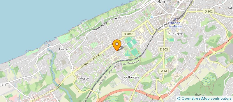 localisation de l'entreprise VL HOLDING à THONON-LES-BAINS