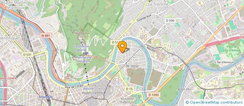 localisation de l'entreprise VL IMMO  CORENC