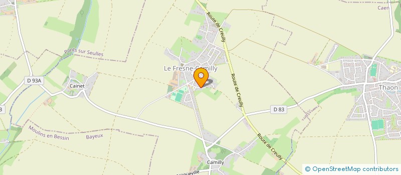 localisation de l'entreprise VL IMMOBILIER  LE FRESNE-CAMILLY