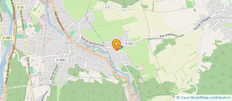 localisation de l'entreprise VL IMMOBILIER  SELONCOURT