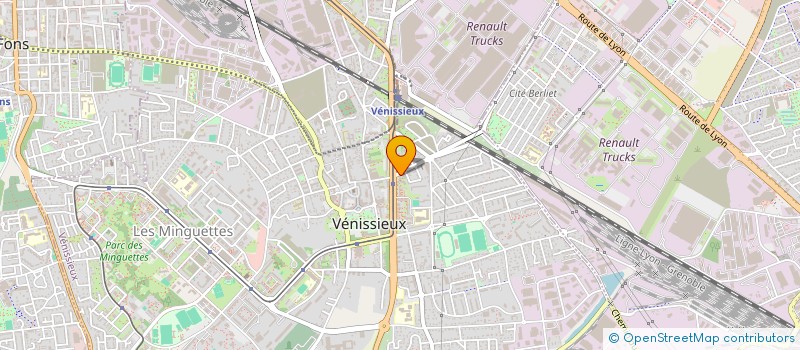 localisation de l'entreprise VL INVEST  VENISSIEUX