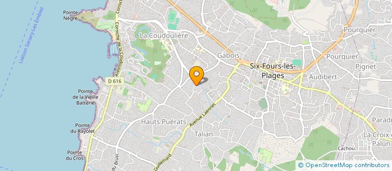 localisation de l'entreprise VL MOBILITE à SIX-FOURS-LES-PLAGES