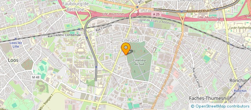 localisation de l'entreprise VL SARL à LILLE