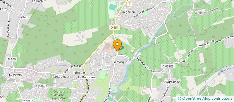 localisation de l'entreprise VL SPORT ET DANSE  LEOGNAN