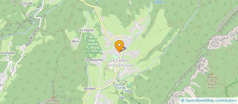 localisation de l'entreprise VL VENTURES  LE SAPPEY-EN-CHARTREUSE