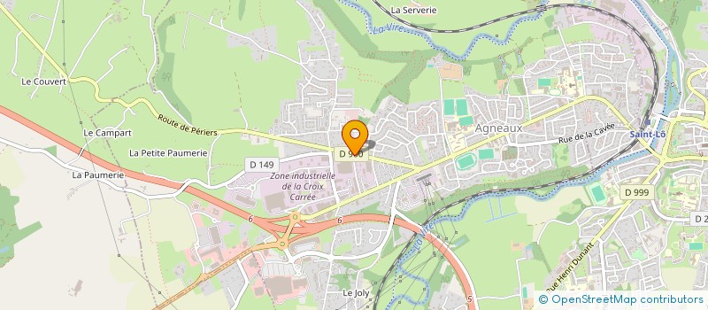 localisation de l'entreprise VL14  AGNEAUX