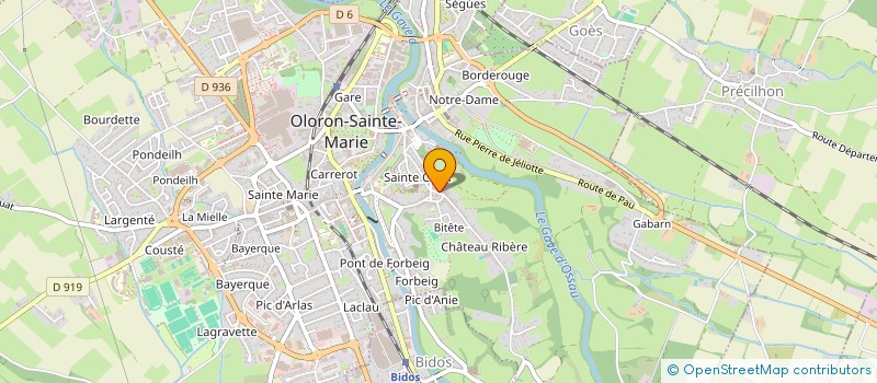 localisation de l'entreprise VLA  OLORON-SAINTE-MARIE