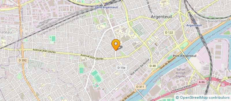 localisation de l'entreprise VLA BAT  ARGENTEUIL