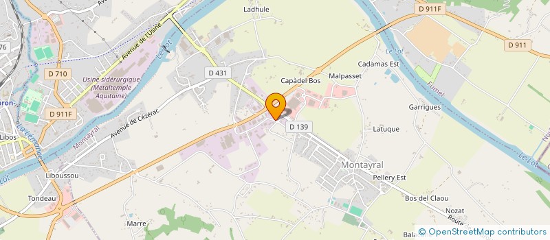 localisation de l'entreprise VLA2C  MONTAYRAL