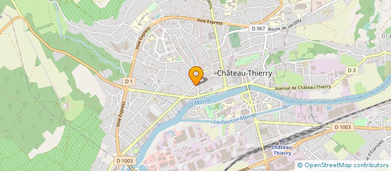 localisation de l'entreprise VLAB 2 à CHATEAU-THIERRY