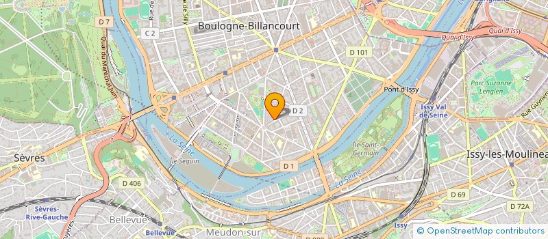 localisation de l'entreprise VLAB CONSULTING à BOULOGNE-BILLANCOURT