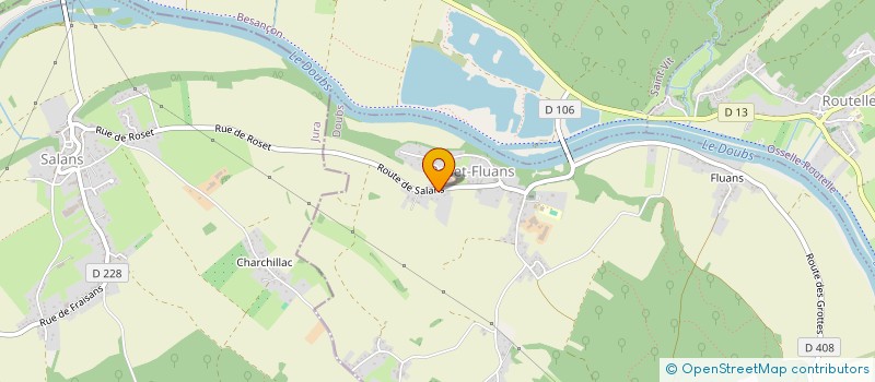 localisation de l'entreprise VLAD  ROSET-FLUANS