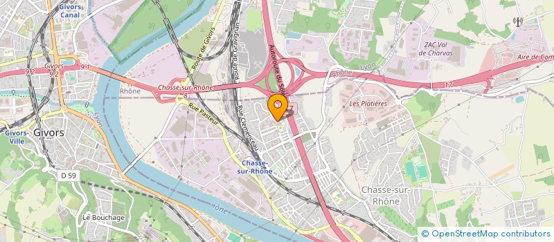 localisation de l'entreprise VLADI TRANS à CHASSE-SUR-RHONE