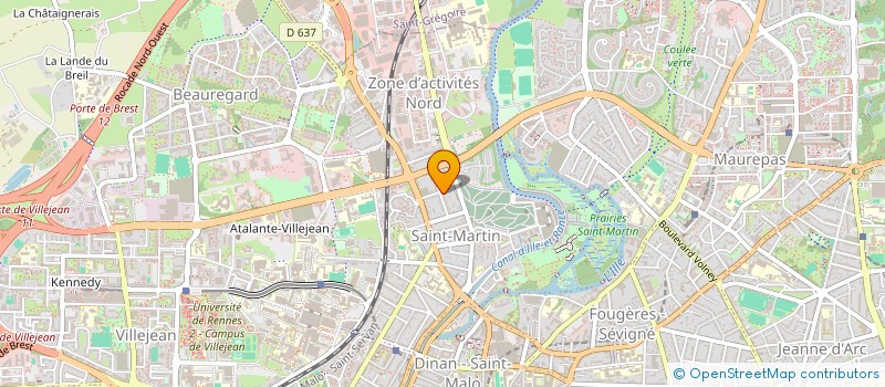 localisation de l'entreprise VLADYNAMIC à RENNES