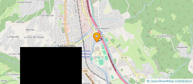 localisation de l'entreprise VLALAFEECLOCHETTE à SALLANCHES