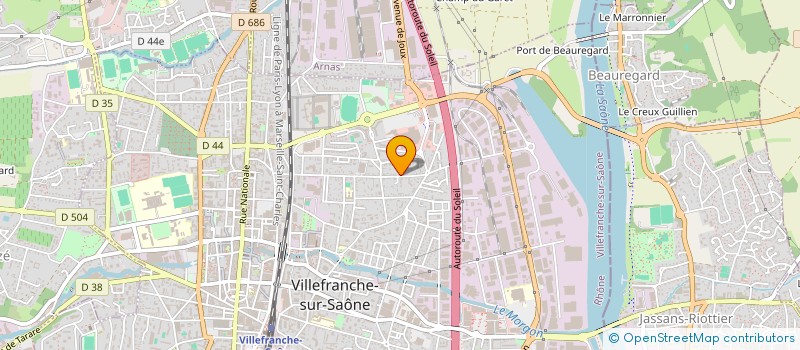localisation de l'entreprise VLALSON à VILLEFRANCHE-SUR-SAONE