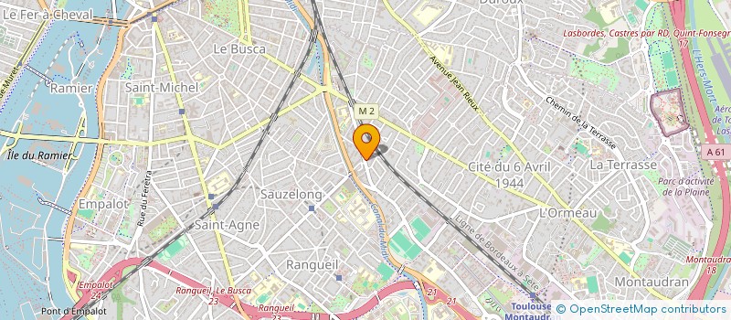 localisation de l'entreprise VLAM à TOULOUSE