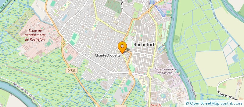 localisation de l'entreprise VLAM CHAUVEAU HOLDING  ROCHEFORT