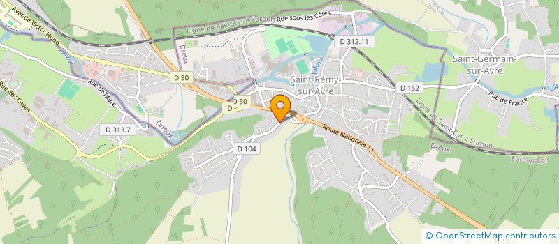 localisation de l'entreprise VLAMINCK à SAINT-REMY-SUR-AVRE