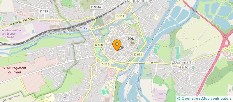 localisation de l'entreprise VLAN ! TOUL à TOUL