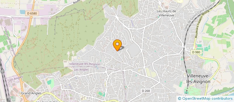 localisation de l'entreprise VLAV15  VILLENEUVE-LES-AVIGNON