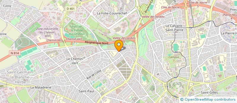 localisation de l'entreprise VLB à CAEN