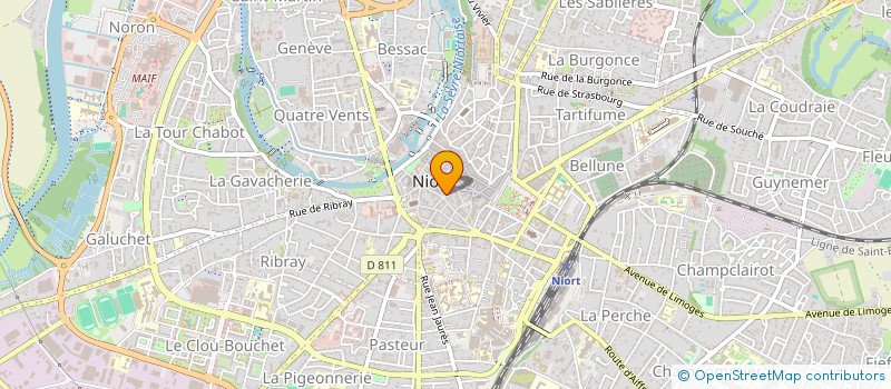 localisation de l'entreprise VLB à NIORT