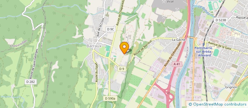 localisation de l'entreprise VLB  BARRAUX