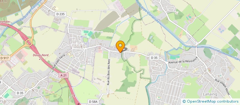 localisation de l'entreprise VLB  SIN-LE-NOBLE