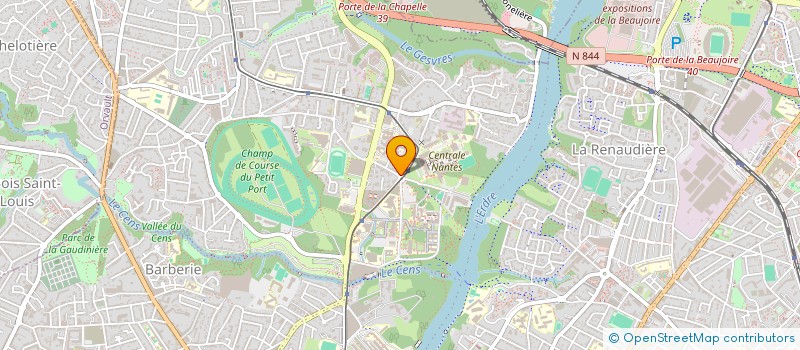 localisation de l'entreprise VLB  NANTES
