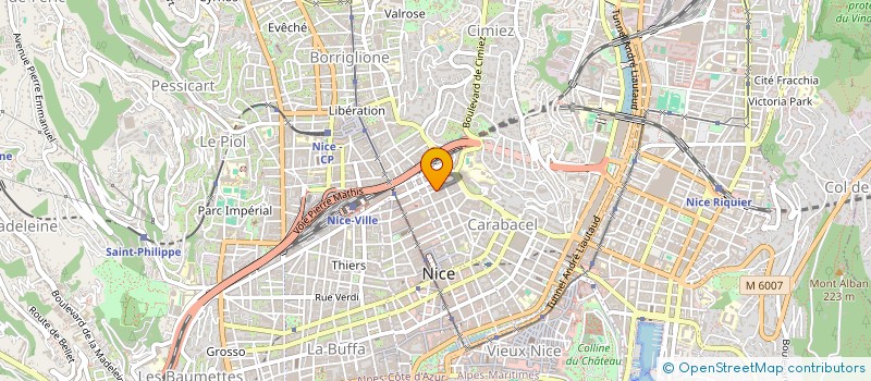 localisation de l'entreprise VLB à NICE
