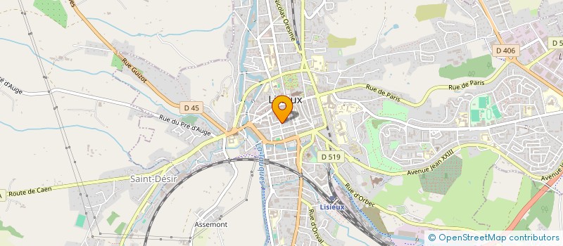 localisation de l'entreprise VLB  LISIEUX