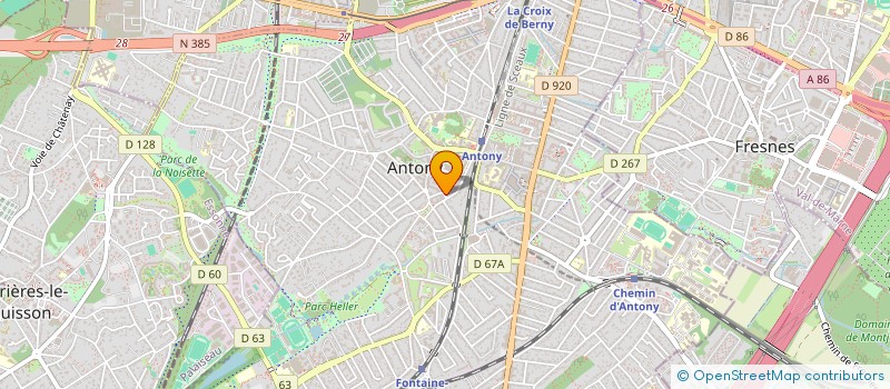 localisation de l'entreprise VLB AUGRIS à ANTONY