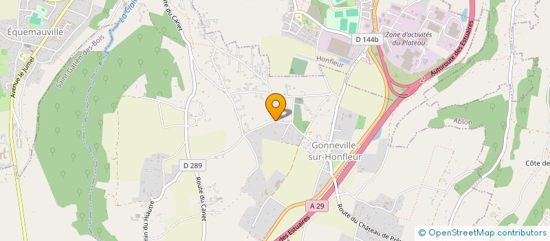 localisation de l'entreprise VLB LE CHATEAU D'EAU  GONNEVILLE-SUR-HONFLEUR