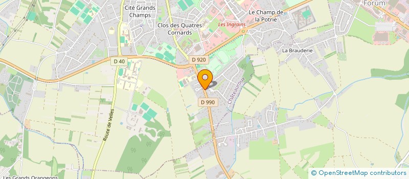 localisation de l'entreprise VLB SANTE à CHATEAUROUX