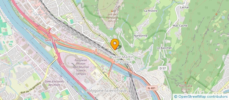 localisation de l'entreprise VLB3  SAINT-MARTIN-LE-VINOUX