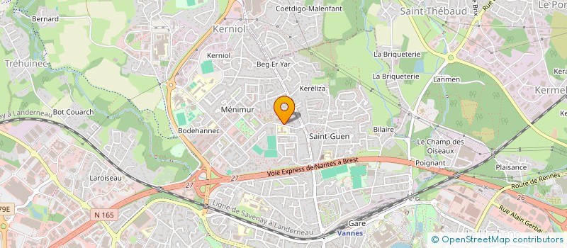 localisation de l'entreprise VLB56 (VACANCES LOISIRS BREIZH 56) à VANNES
