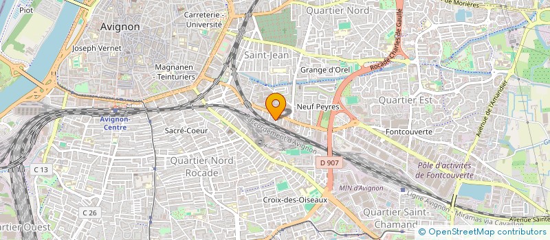 localisation de l'entreprise VLBD  AVIGNON