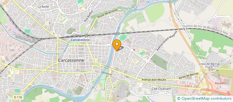 localisation de l'entreprise VLBR  CARCASSONNE