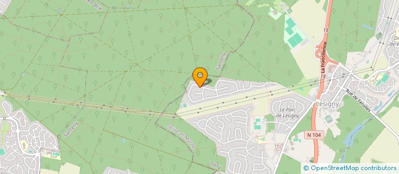 localisation de l'entreprise VLC  LESIGNY