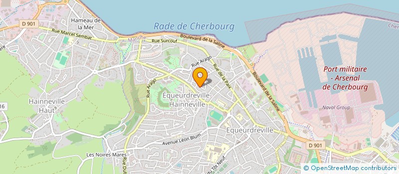 localisation de l'entreprise VLC à CHERBOURG-EN-COTENTIN