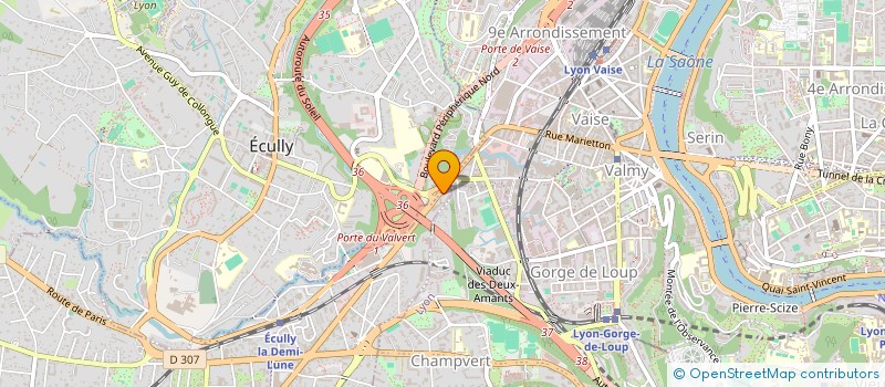 localisation de l'entreprise VLC  TASSIN-LA-DEMI-LUNE