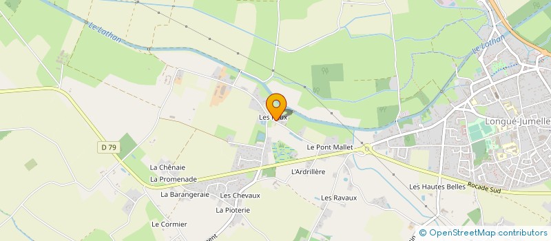 localisation de l'entreprise VLC-TP  LONGUE-JUMELLES