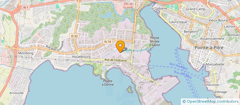 localisation de l'entreprise VLC VENTE ET LOCATION DE CONTAINERS à BAIE-MAHAULT