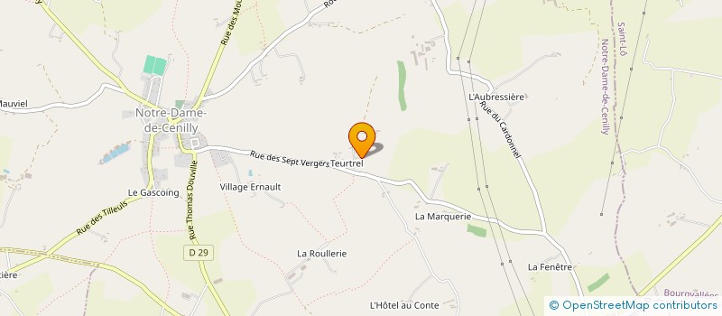 localisation de l'entreprise VLCN  QUETTREVILLE-SUR-SIENNE