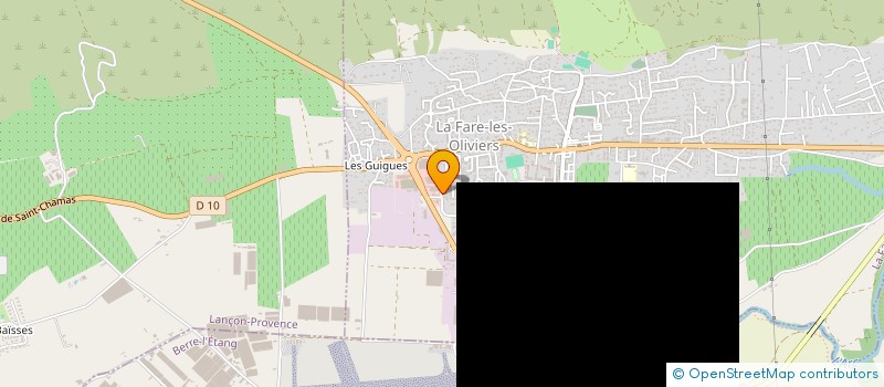 localisation de l'entreprise VLD 13  LA FARE-LES-OLIVIERS