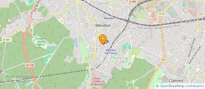 localisation de l'entreprise VLD  MEUDON