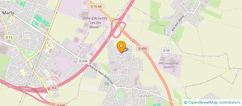 localisation de l'entreprise VLD à SAULTAIN