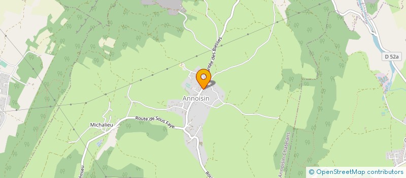 localisation de l'entreprise VLD  ANNOISIN-CHATELANS