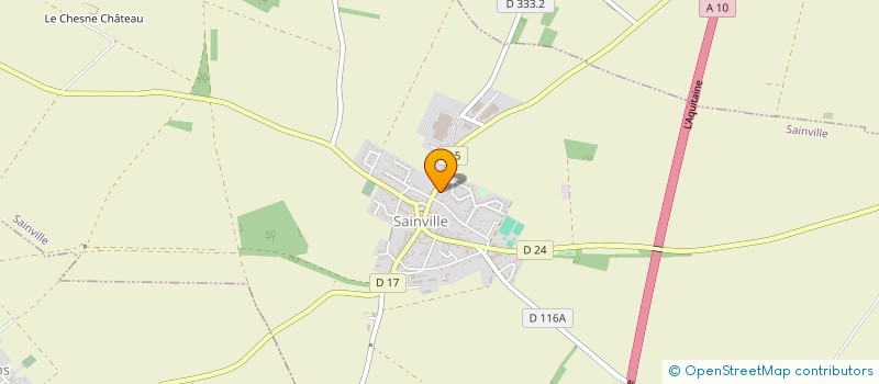 localisation de l'entreprise VLD BAT à SAINVILLE